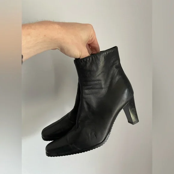 ST.John Heeled Black Boots Womens Size EU 36.5 - Picture 2 of 6